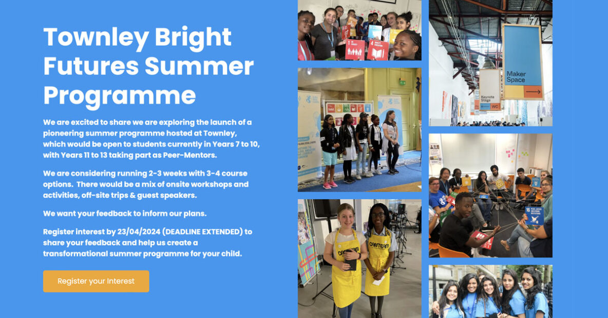 Townley Bright Futures Summer Programme Townley Grammar